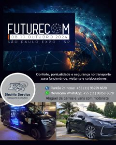 Aluguel de van para o Futurecom 2024: Conectando Tecnologia e Oportunidades em São Paulo.