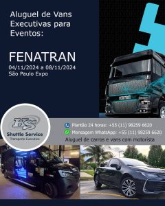 Aluguel de Vans Executivas para a FENATRAN 2024